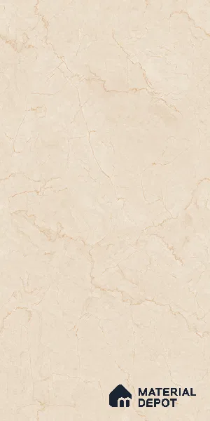 Marble Floor & Wall Tile TL 09248 Aria Beige Glit 4 ft x 2 ft Infinia Fusion Finish Vitrified Tile - 9 mm | 5 Random Design | Suitable For Living Room, Bedroom, Dining Area