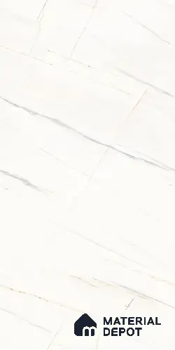 Marble Floor & Wall Tile TL 09257 Slavi White Glit 4 ft x 2 ft Infinia Fusion Finish Vitrified Tile - 9 mm | 6 Random Design | Suitable For Living Room, Bedroom, Dining Area