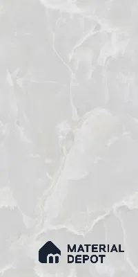 Marble Floor & Wall Tile TL 09255 Rose Onyx Bianco Glit 4 ft x 2 ft Infinia Fusion Finish Vitrified Tile - 9 mm | 6 Random Design | Suitable For Living Room, Bedroom, Dining Area