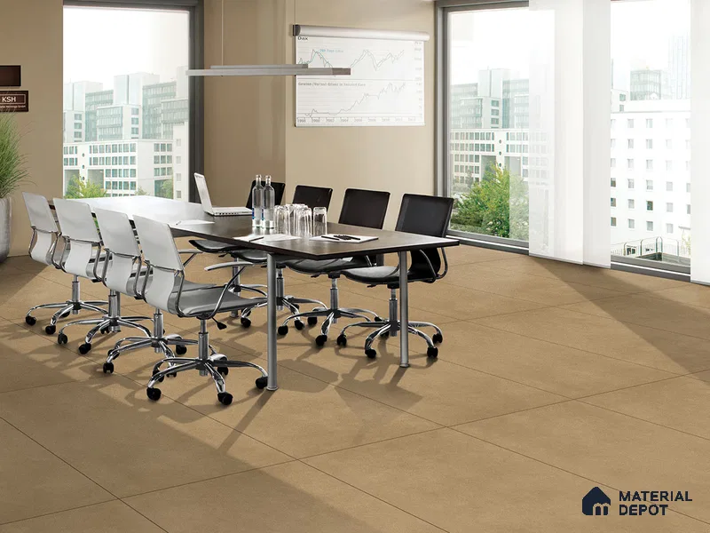Cement Floor & Wall Tile TL 09294 Ava Harvest 4 ft x 2 ft Matte Finish Vitrified Tile - 9 mm | 3 Random Design | Suitable For Living Room, Bedroom, Dining Area