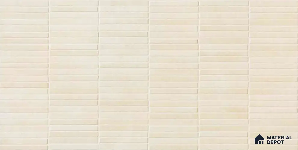 Punch Floor & Wall Tile TL 07946 C Warm Bianco Decor-2 4 ft x 2 ft Matte Finish Vitrified Tile - 9 mm | Suitable For living Room, Bedroom, Bathroom