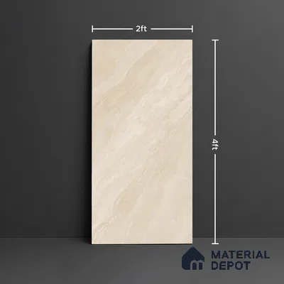 TL 07977 Marmi Apricot 4 ft x 2 ft Matte Finish GVT Vitrified Tile - 9 mm