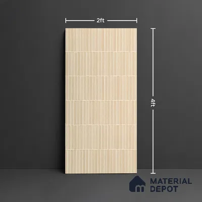 Punch Wall Tile TL 07946 F Warm Avorio Decor 4 ft x 2 ft Matte Finish Vitrified - 9 mm | Suitable For Living Room, Bathroom, Foyer, Courtyard, Dining & Highlighter Wall
