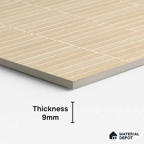 Punch Wall Tile TL 07946 F Warm Avorio Decor 4 ft x 2 ft Matte Finish Vitrified - 9 mm | Suitable For Living Room, Bathroom, Foyer, Courtyard, Dining & Highlighter Wall