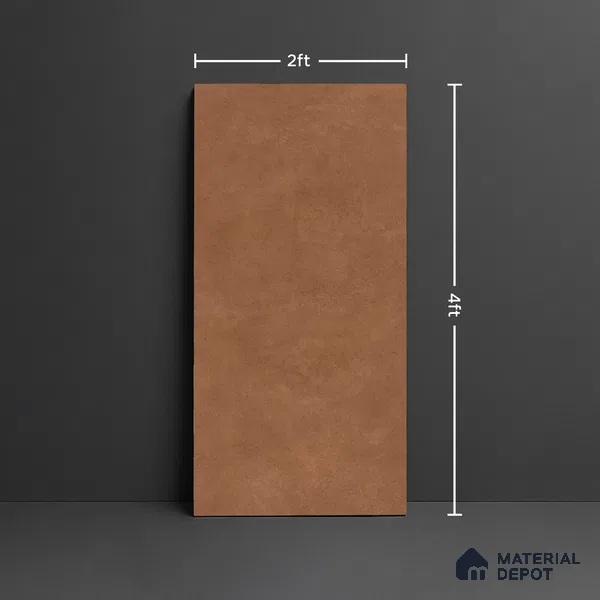 Stone Floor & Wall Tile TL 07946 M Warm Cotto 4 ft x 2 ft Matte Finish Vitrified - 9 mm | Suitable For Living Room, Bathroom, Foyer, Courtyard & Dining