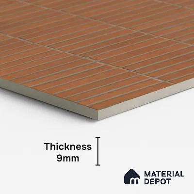 Punch Floor & Wall Tile TL 07946 O Warm Cotto Decor-2 4 ft x 2 ft Matte Finish  Vitrified Tile - 9 mm  | Suitable For living Room, Bedroom, Bathroom