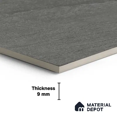 TL 07978 D Brave Graphite 4 ft x 2 ft Matte Finish GVT Vitrified Tile - 9 mm