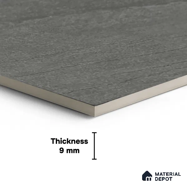 TL 07978 D Brave Graphite 4 ft x 2 ft Matte Finish GVT Vitrified Tile - 9 mm