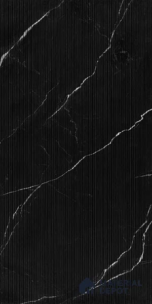 Punch Wall Tile TL 07976 B Statuario Linea Black 4 ft x 2 ft Matte Finish GVT Vitrified Tile - 9 mm