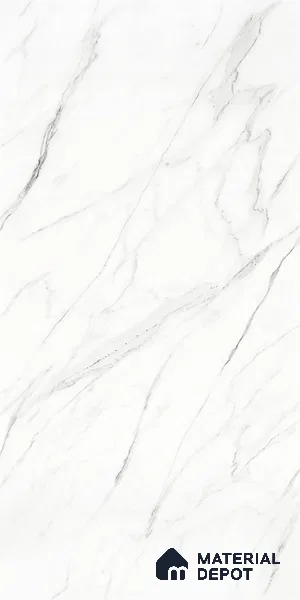 TL 07976 C S.W Statuario Matt- White 4 ft x 2 ft Matte Finish GVT Vitrified Tile - 9 mm