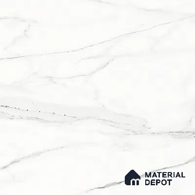 TL 07976 C S.W Statuario Matt- White 4 ft x 2 ft Matte Finish GVT Vitrified Tile - 9 mm