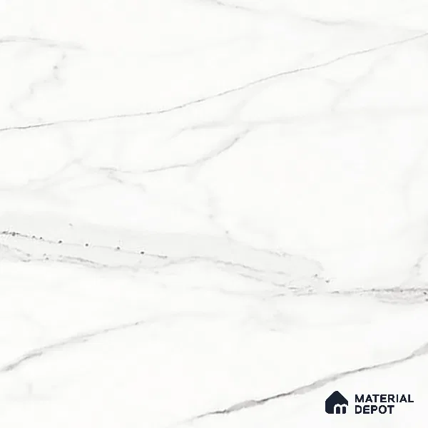 TL 07976 C S.W Statuario Matt- White 4 ft x 2 ft Matte Finish GVT Vitrified Tile - 9 mm