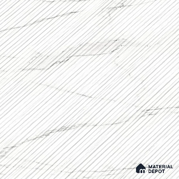 Punch Wall Tile TL 07976 D Statuario Linea White 4 ft x 2 ft Matte Finish GVT Vitrified Tile - 9 mm