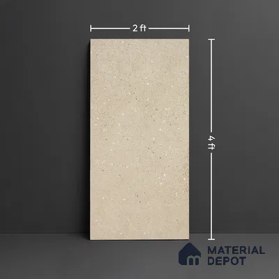 TL 07975 Papier Apricot 4 ft x 2 ft Matte Finish Full Body Vitrified Tile - 9 mm