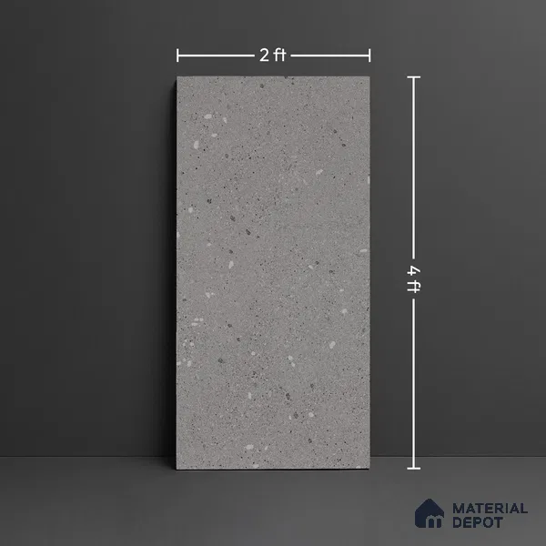 TL 07975 B Papier Dolphin 4 ft x 2 ft Matte Finish Full Body Vitrified Tile - 9 mm