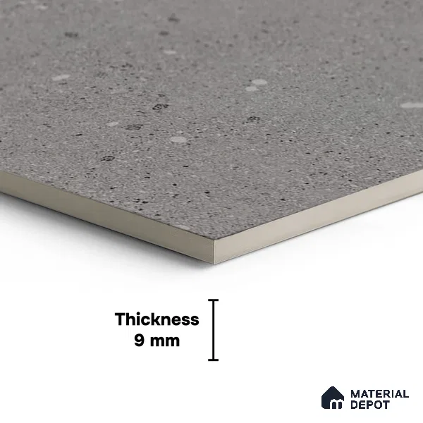 TL 07975 B Papier Dolphin 4 ft x 2 ft Matte Finish Full Body Vitrified Tile - 9 mm