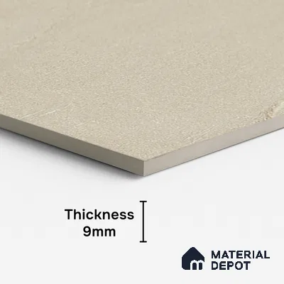 Punch Floor & Wall Tile TL 07900 Bogota Cream 4 ft x 2 ft Matte Finish Endless Vitrified Tile - 9 mm  | 4 Random Designs | Suitable For living Room, Bedroom, Bathroom