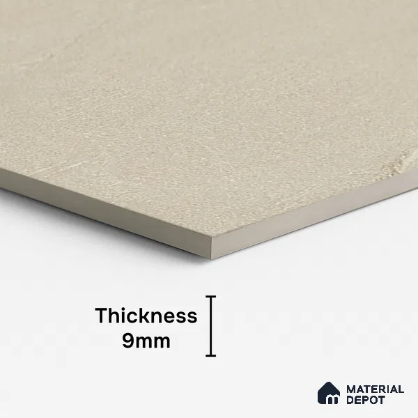Punch Floor & Wall Tile TL 07900 Bogota Cream 4 ft x 2 ft Matte Finish Endless Vitrified Tile - 9 mm | 4 Random Designs | Suitable For living Room, Bedroom, Bathroom