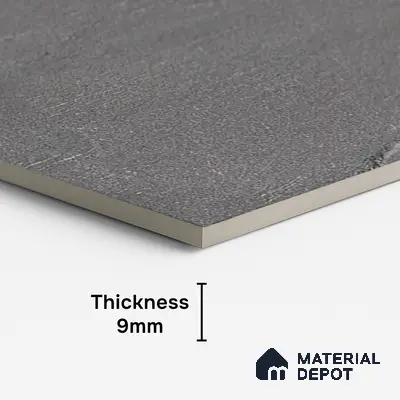 Punch Floor & Wall Tile TL 07900 D Bogota Grey 4 ft x 2 ft Matte Finish Endless Vitrified Tile - 9 mm  | 4 Random Designs | Suitable For living Room, Bedroom, Bathroom