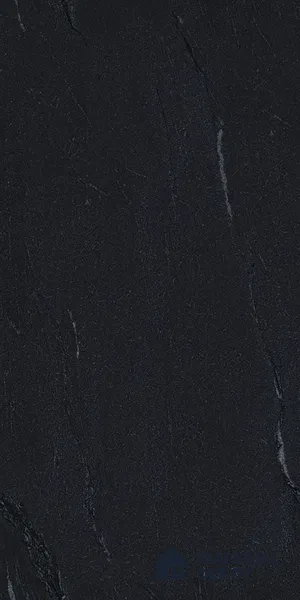 Punch Floor & Wall Tile TL 07900 E Bogota Black 4 ft x 2 ft Matte Finish Endless Vitrified Tile - 9 mm | 4 Random Designs | Suitable For living Room, Bedroom, Bathroom