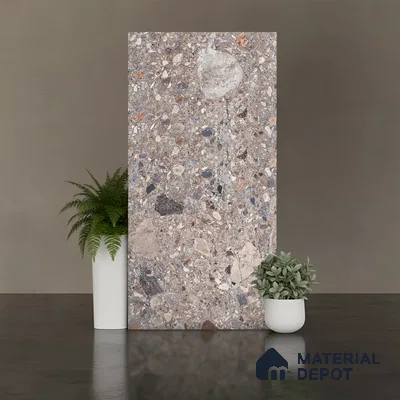 Stone Floor & Wall Tile TL 07901 B Fossil Frage 4 ft x 2 ft Matte Finish Endless Vitrified Tile - 9 mm  | Suitable For living Room, Bedroom, Bathroom