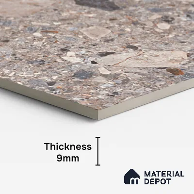 Stone Floor & Wall Tile TL 07901 B Fossil Frage 4 ft x 2 ft Matte Finish Endless Vitrified Tile - 9 mm  | Suitable For living Room, Bedroom, Bathroom