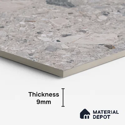 Stone Floor & Wall Tile TL 07901 C Fossil Hav 4 ft x 2 ft Matte Finish Endless Vitrified Tile - 9 mm  | Suitable For living Room, Bedroom, Bathroom