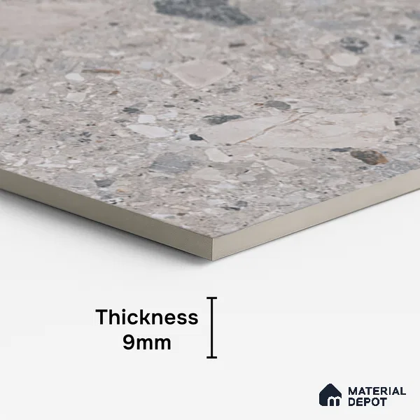 Stone Floor & Wall Tile TL 07901 C Fossil Hav 4 ft x 2 ft Matte Finish Endless Vitrified Tile - 9 mm  | Suitable For living Room, Bedroom, Bathroom