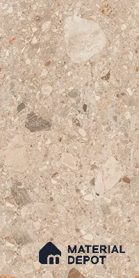 Stone Floor & Wall Tile TL 07901 D Fossil Oken 4 ft x 2 ft Matte Finish Endless Vitrified Tile - 9 mm  | Suitable For living Room, Bedroom, Bathroom