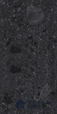 Stone Floor & Wall Tile TL 07901 E Fossil Svart 4 ft x 2 ft Matte Finish Endless Vitrified Tile - 9 mm  | Suitable For living Room, Bedroom, Bathroom
