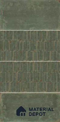 Highlighter Wall Tile TL 07902 H Spoleto Green Decor 4 ft x 2 ft Matte Finish Vitrified Tile - 9 mm  | 6 Random Designs | Suitable For Bathroom, Accent/Feature Wall, Dining Area