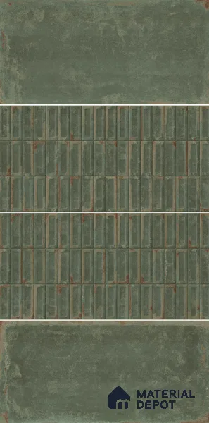 Highlighter Wall Tile TL 07902 H Spoleto Green Decor 4 ft x 2 ft Matte Finish Vitrified Tile - 9 mm | 6 Random Designs | Suitable For Bathroom, Accent/Feature Wall, Dining Area