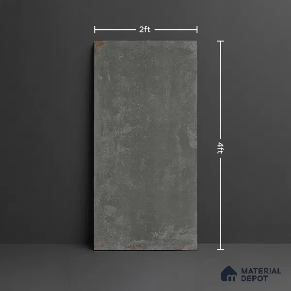 Punch Floor & Wall Tile TL 07902 K Spoleto Willow 4 ft x 2 ft Matte Finish Vitrified Tile - 9 mm | 6 Random Designs | Suitable For living Room, Bedroom, Bathroom