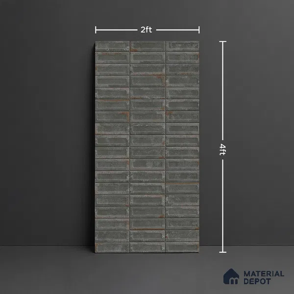 Highlighter Wall Tile TL 07902 L Spoleto Willow Decor 4 ft x 2 ft Matte Finish Vitrified Tile - 9 mm | 6 Random Designs | Suitable For Bathroom, Accent/Feature Wall, Dining Area
