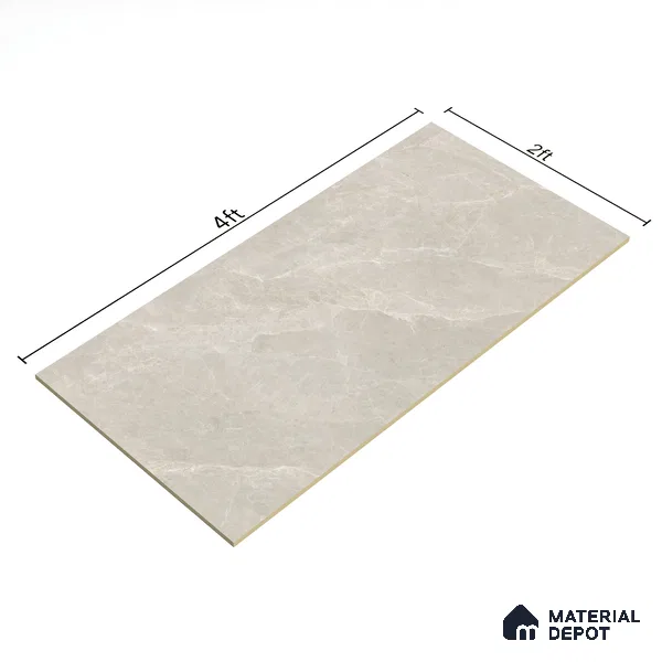 Marble Floor & Wall Tile TL 07693 Craft Italian Galaxy 4 ft x 2 ft Matte Finish Vitrified Tile - 9 mm | Suitable For living Room, Bedroom, Bathroom