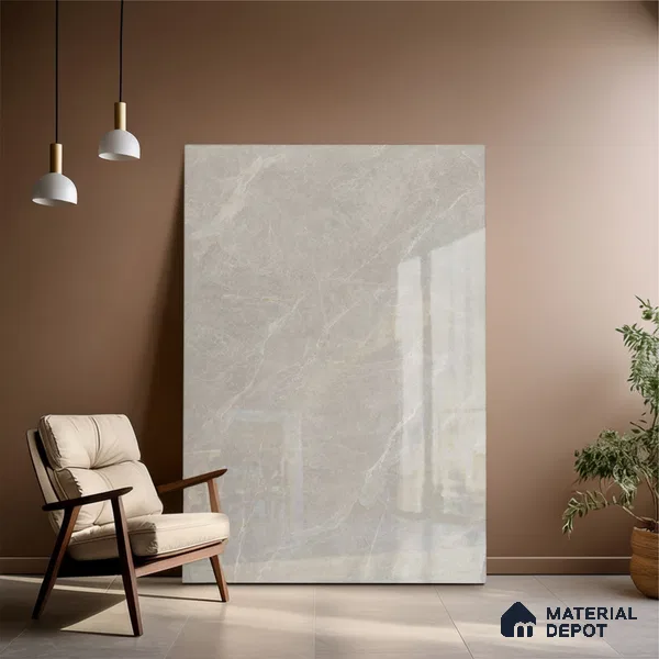 Marble Floor & Wall Tile TL 07693 C SGH Italian Galaxy 6 ft x 4 ft Glossy Finish Vitrified Tile - 9 mm | Suitable For living Room, Bedroom, Bathroom | Adhesive and Spacers Must be Used During Installation