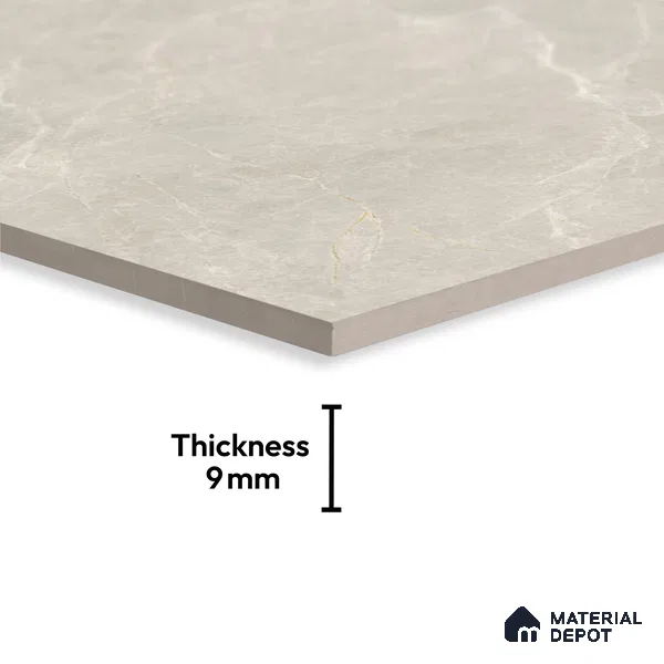 Marble Floor & Wall Tile TL 07693 C SGH Italian Galaxy 6 ft x 4 ft Glossy Finish Vitrified Tile - 9 mm | Suitable For living Room, Bedroom, Bathroom | Adhesive and Spacers Must be Used During Installation