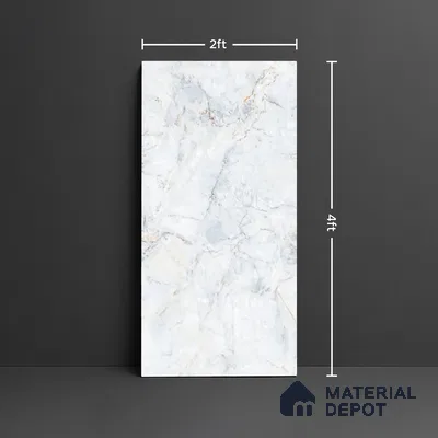 TL 10154 Craft Fantana Blue Endless 4 ft x 2 ft Matte Finish GVT Vitrified Tile - 9 mm