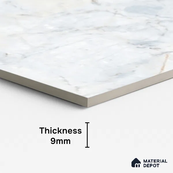 TL 10154 Craft Fantana Blue Endless 4 ft x 2 ft Matte Finish GVT Vitrified Tile - 9 mm