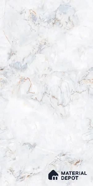 Marble Look Wall Tile TL 10154 B SGH Fantana Blue Endless Glossy 4 ft x 2 ft Glossy Finish Vitrified Tile - 9 mm | Suitable For living Room, Bedroom, Bathroom