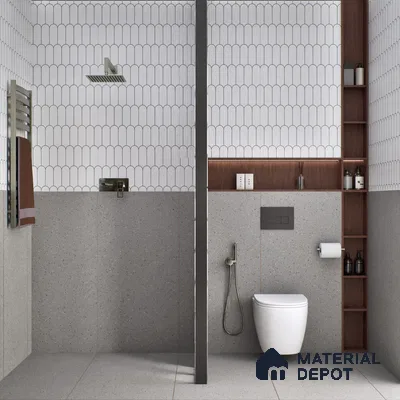 Terrazzo Wall & Floor Tile TL 07481 Terrazzo Stone 4 ft x 2 ft Matte Finish Vitrified Tile - 9 mm