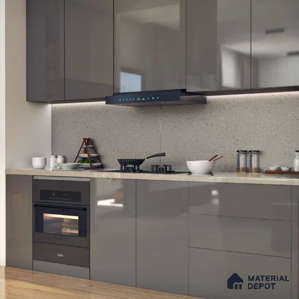 Terrazzo Wall & Floor Tile TL 07481 Terrazzo Stone 4 ft x 2 ft Matte Finish Vitrified Tile - 9 mm