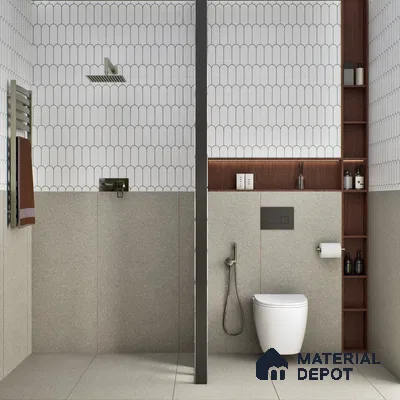 Terrazzo Wall & Floor Tile TL 07480 Terrazzo Fern 4 ft x 2 ft Matte Finish Vitrified Tile - 9 mm