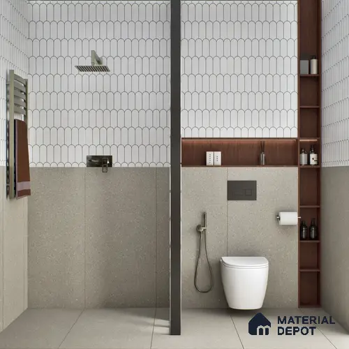 Terrazzo Wall & Floor Tile TL 07480 Terrazzo Fern 4 ft x 2 ft Matte Finish Vitrified Tile - 9 mm