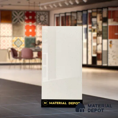 Terrazzo Wall & Floor Tile TL 07479 B Terrazzo Pearl 4 ft x 2 ft Glossy Finish Vitrified Tile - 9 mm