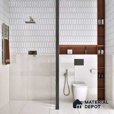 Terrazzo Wall & Floor Tile TL 07479 B Terrazzo Pearl 4 ft x 2 ft Glossy Finish Vitrified Tile - 9 mm