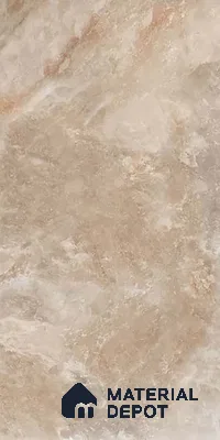 Marble Floor & Wall Tile TL 09340 Livid Beige 4 ft x 2 ft Polished Finish Vitrified Tile - 9 mm | 1 Random Design | Suitable For Living Room, Bedroom, Dining Area