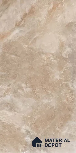 Marble Floor & Wall Tile TL 09340 Livid Beige 4 ft x 2 ft Polished Finish Vitrified Tile - 9 mm | 1 Random Design | Suitable For Living Room, Bedroom, Dining Area