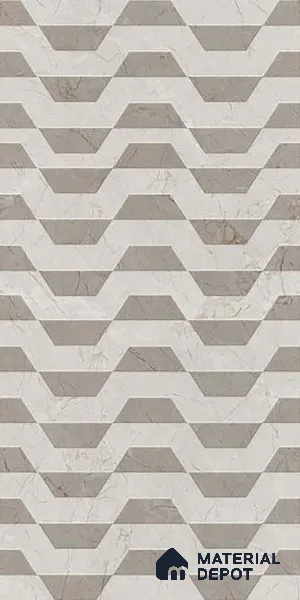 Patterned Floor & Wall Tile TL 09353 Elevate Perla Decore 4 ft x 2 ft Polished Finish Vitrified Tile - 9 mm | 1 Random Design | Suitable For Living Room, Bedroom, Dining Area