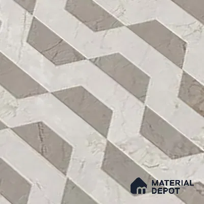 Patterned Floor & Wall Tile TL 09353 Elevate Perla Decore 4 ft x 2 ft Polished Finish Vitrified Tile - 9 mm | 1 Random Design | Suitable For Living Room, Bedroom, Dining Area